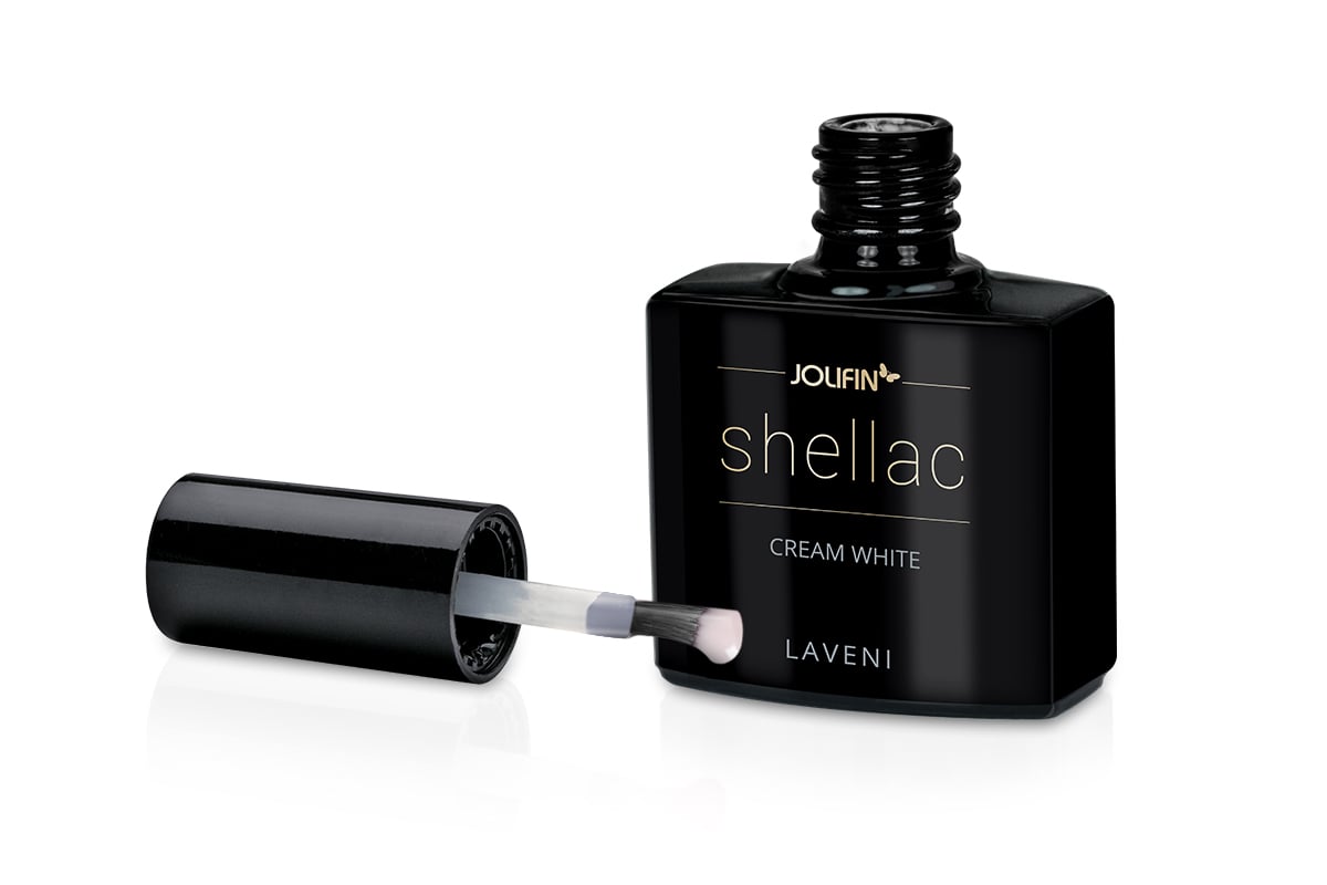 Jolifin LAVENI Shellac - cream white 10ml 