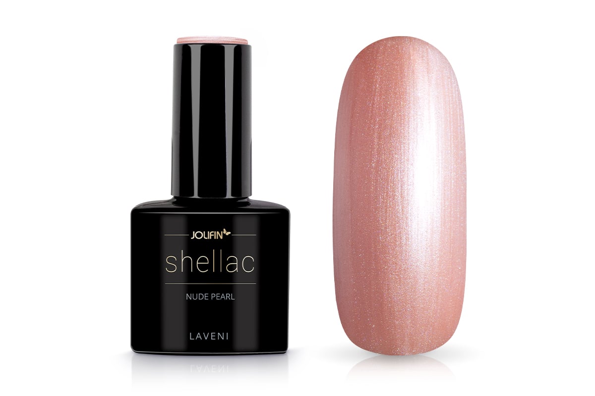 Jolifin LAVENI Shellac - nude pearl 10ml