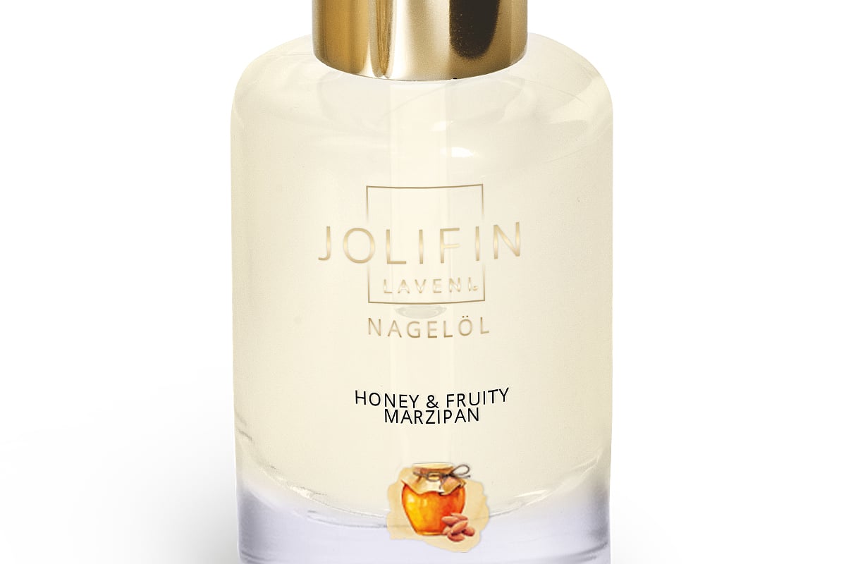 Jolifin LAVENI Nail Oil - Honey & Fruity Marzipan 10ml