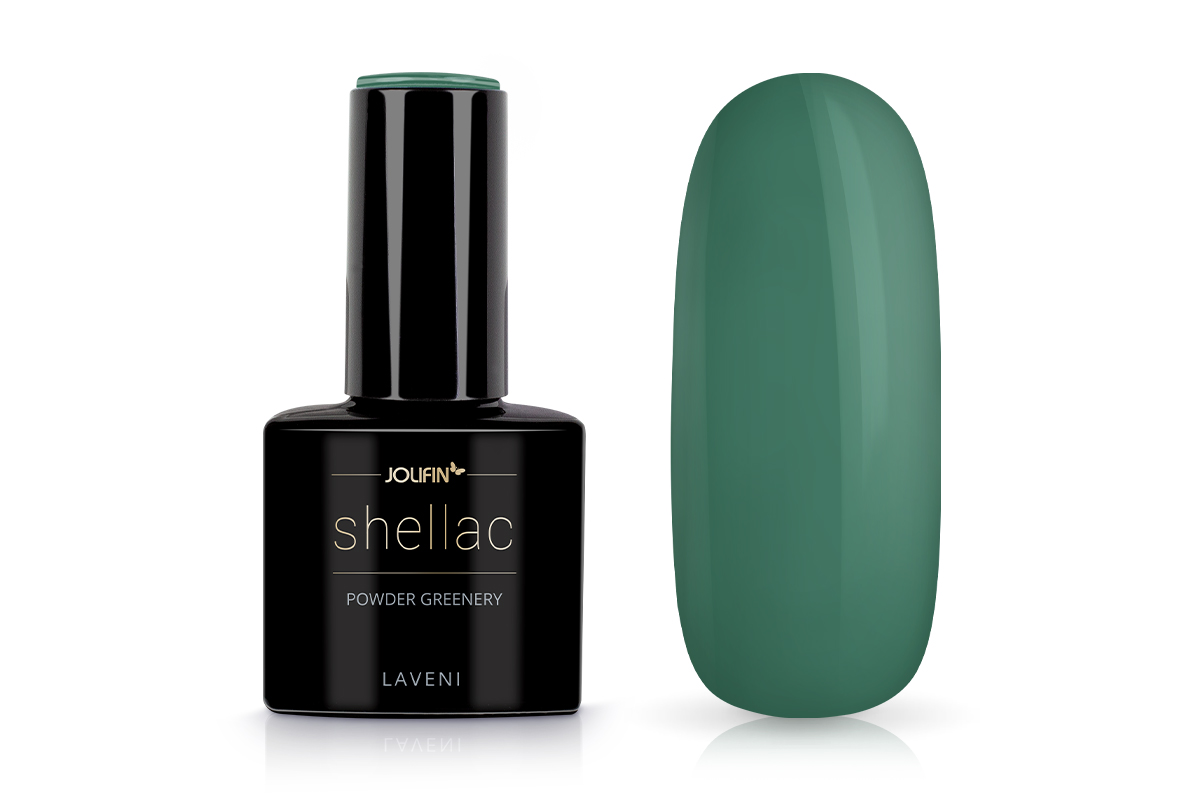 Jolifin LAVENI Shellac - powder greenery 10ml