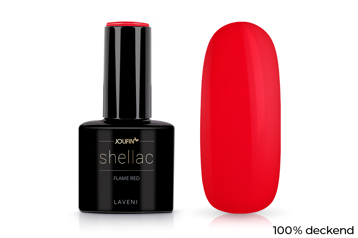 Jolifin LAVENI Shellac - flame red 10ml