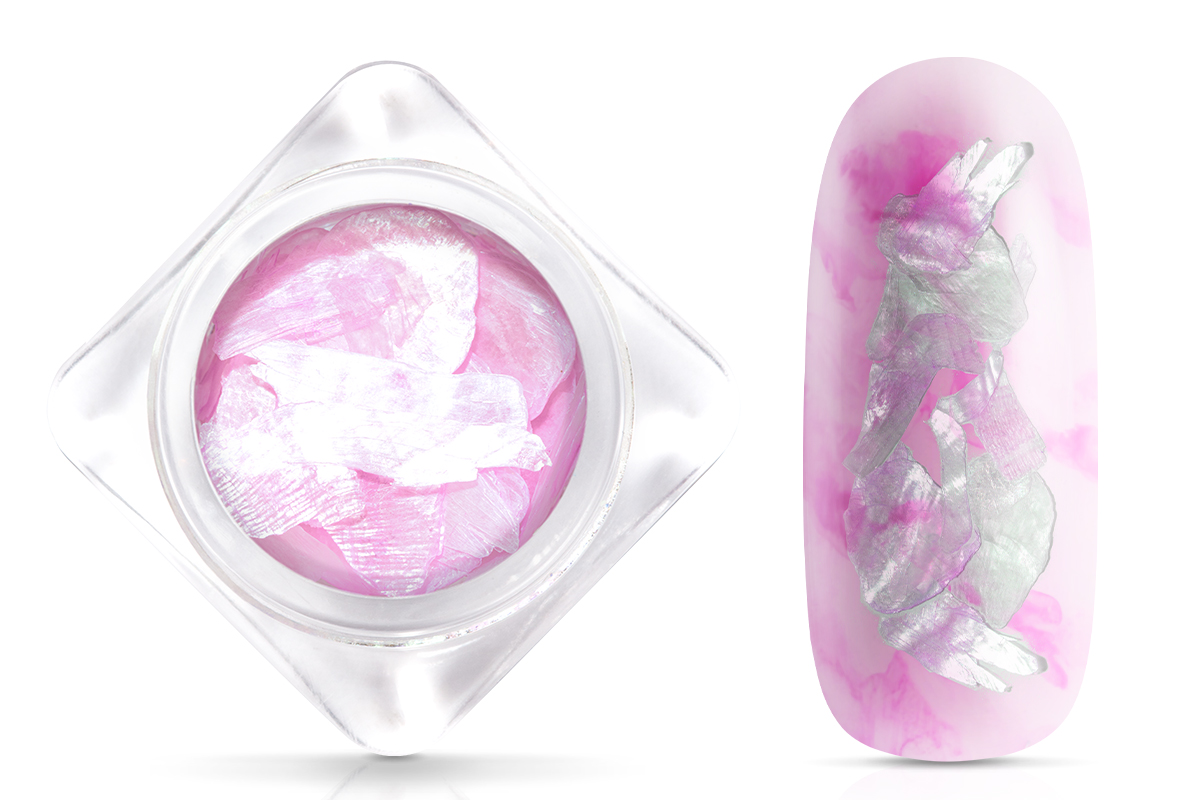 Jolifin Mother of Pearl Nail Art - pastel pink seashell 