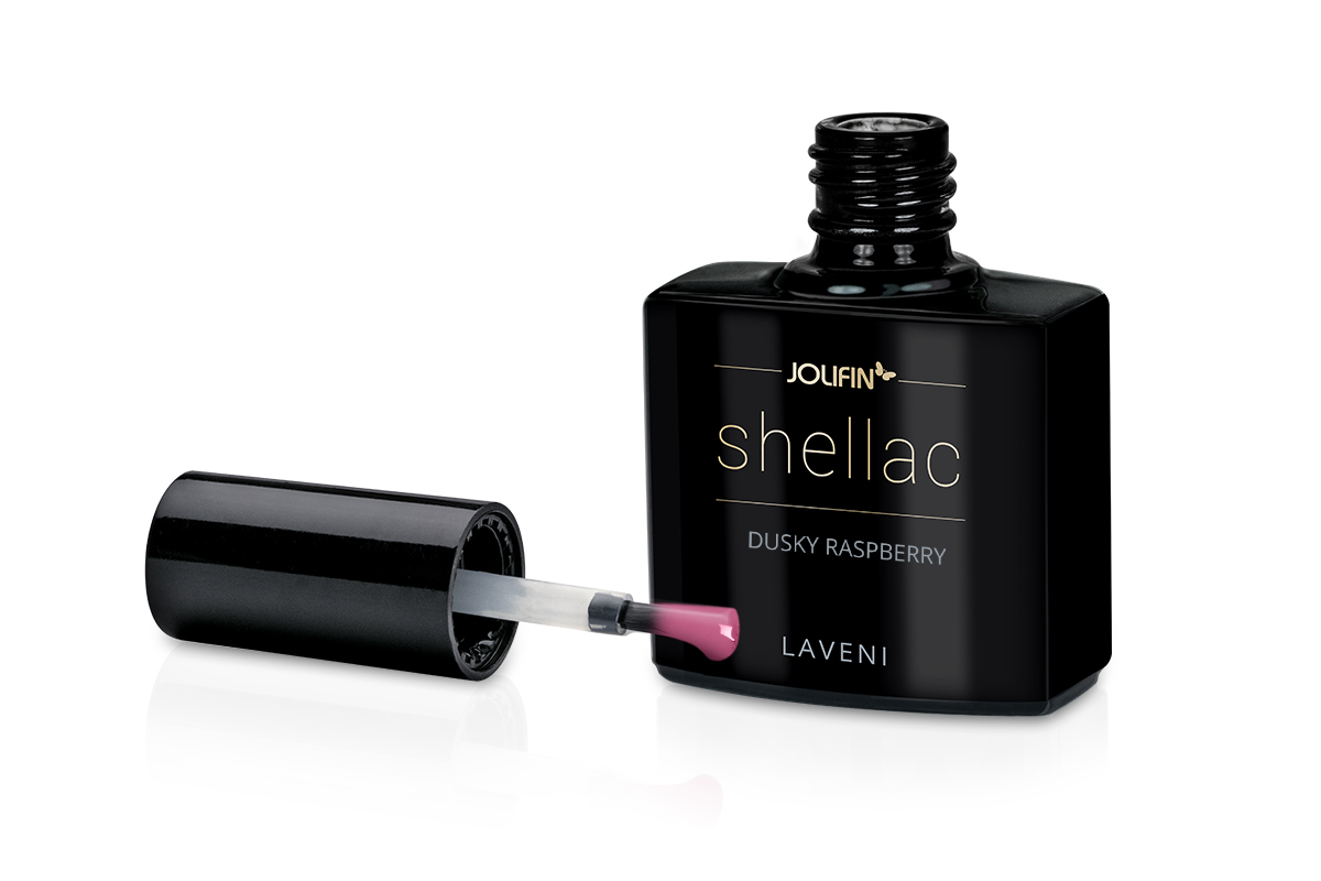 Jolifin LAVENI Shellac - dusky raspberry 10ml