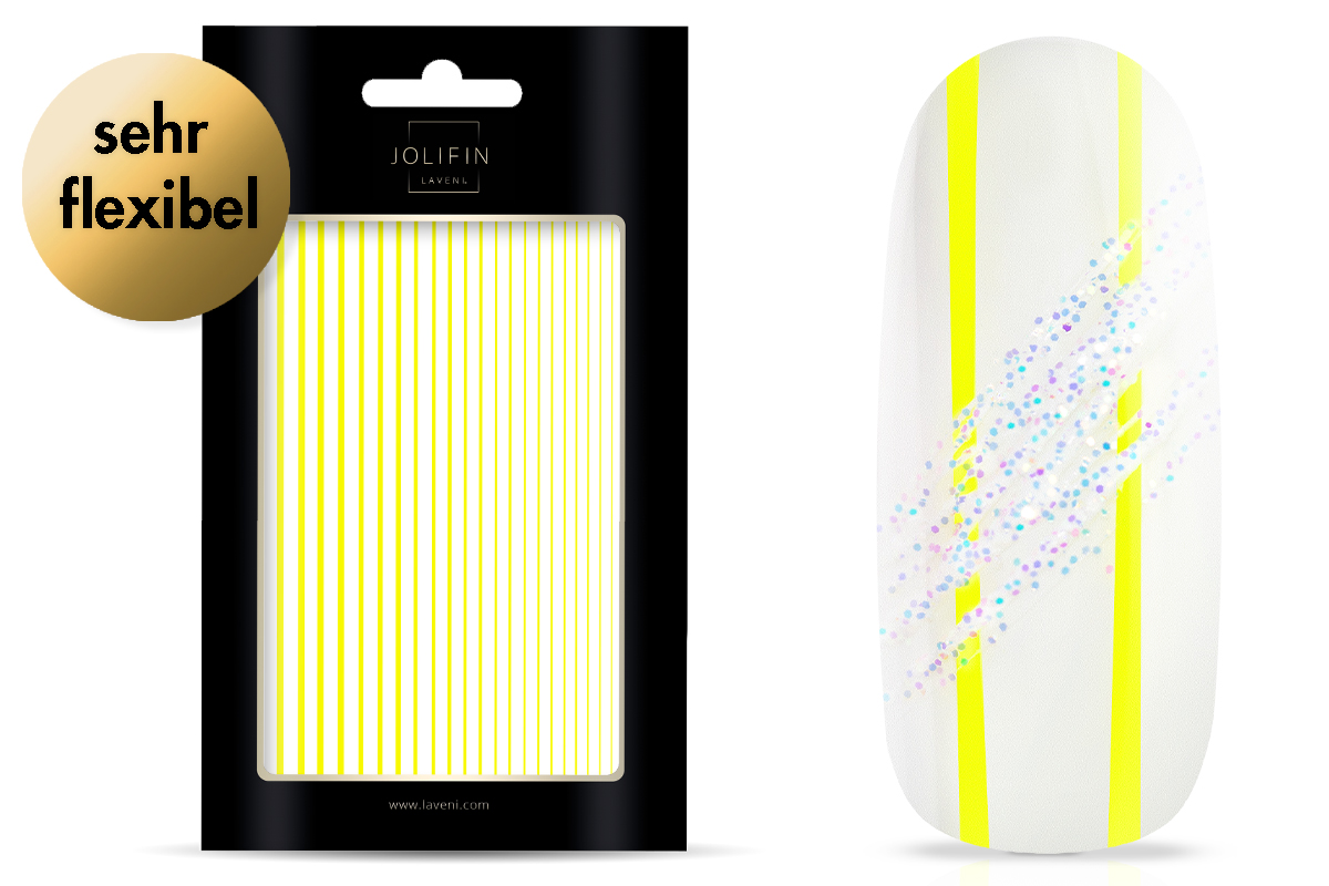 Jolifin LAVENI XL Sticker - Stripes yellow