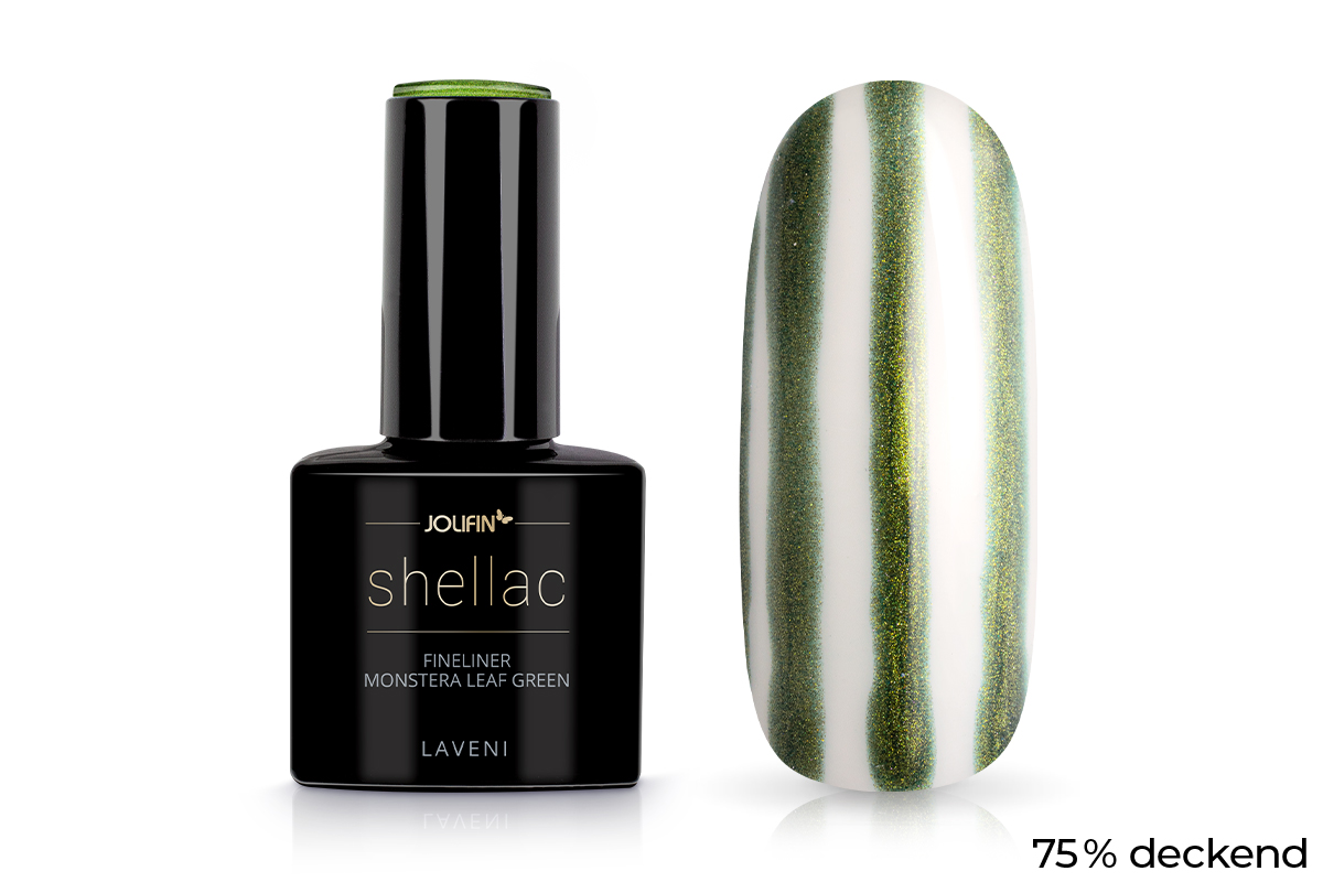 Jolifin LAVENI Shellac Fineliner - monstera leaf green 10ml