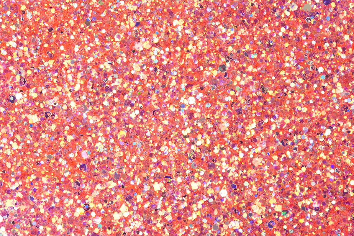 Jolifin Glossy Glitter - coral