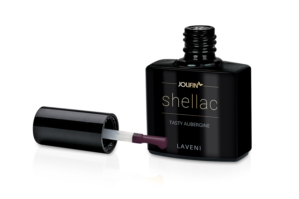 Jolifin LAVENI Shellac - tasty aubergine 10ml