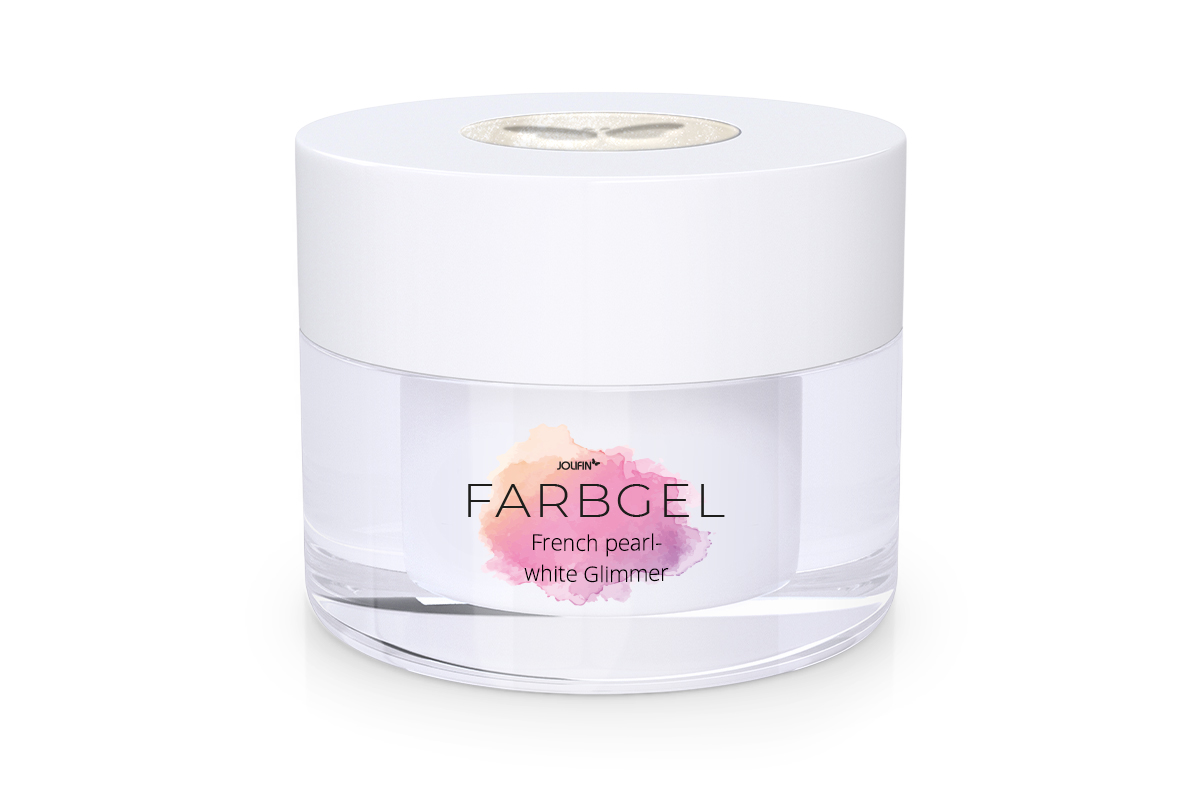 Jolifin Farbgel French pearl-white Glimmer 5ml