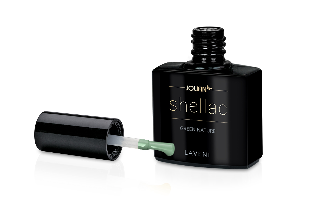 Jolifin LAVENI Shellac - green nature 10ml