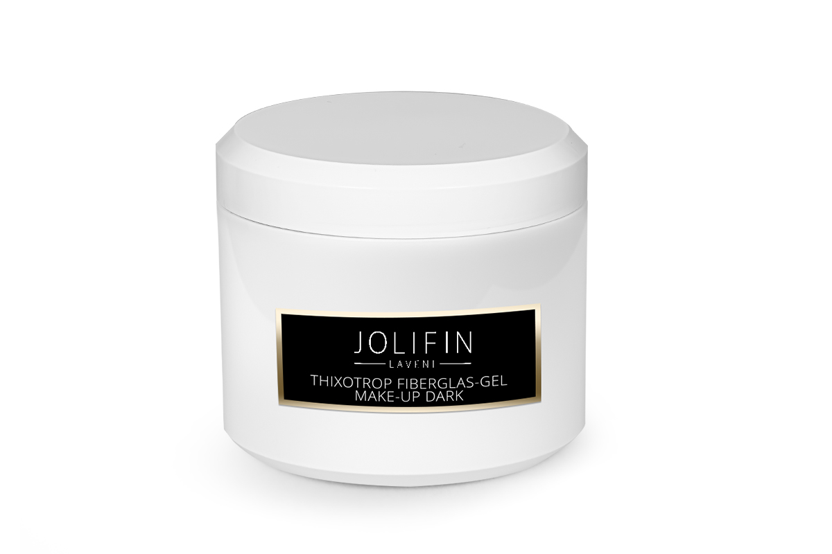 Jolifin LAVENI Refill - Thixotrop Fiberglas-Gel make-up dark 250ml