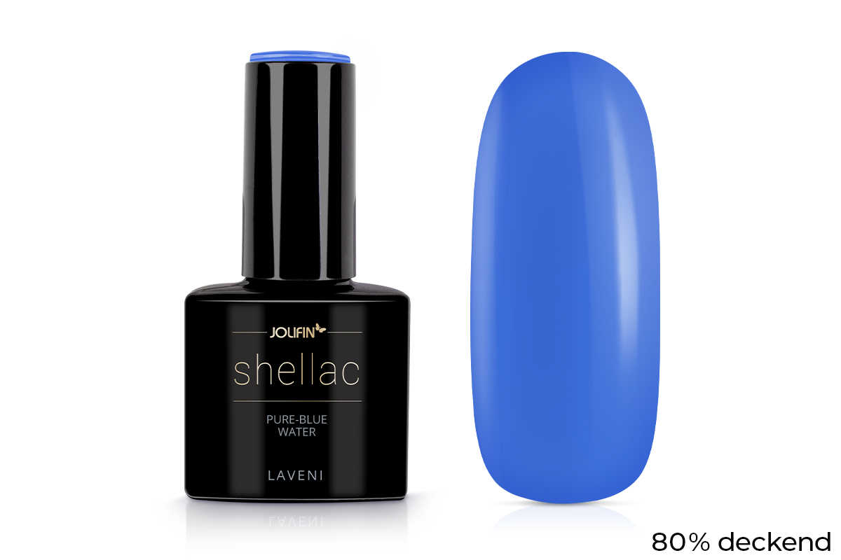 Jolifin LAVENI Shellac - pure-blue water 10ml