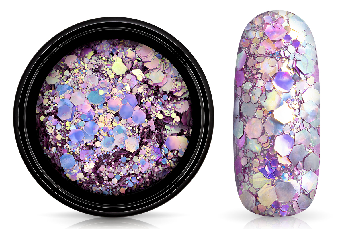 Jolifin LAVENI Chameleon Glittermix - pastel-rose