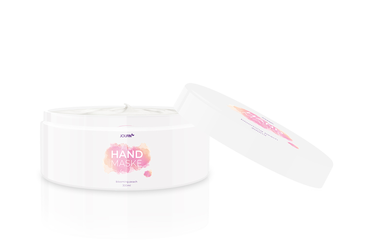 Jolifin hand mask - blooming peach 300ml