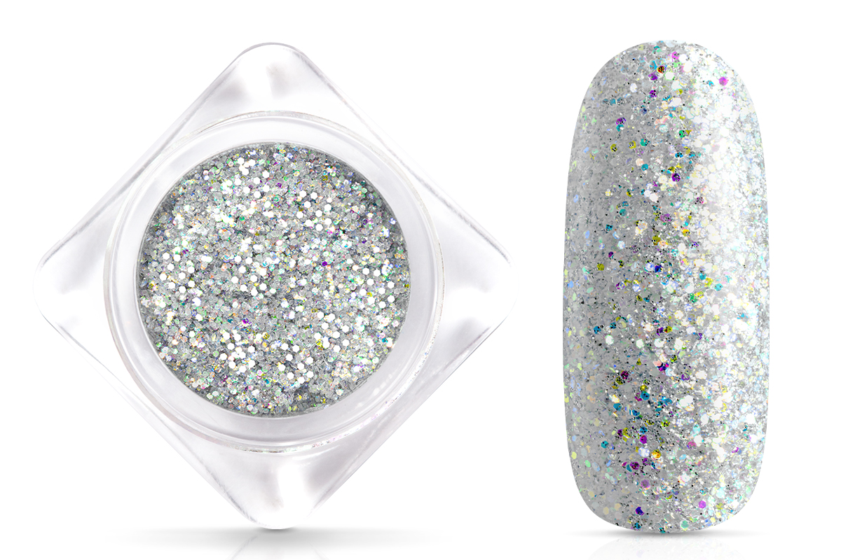 Jolifin Glitterpowder - fairy silver