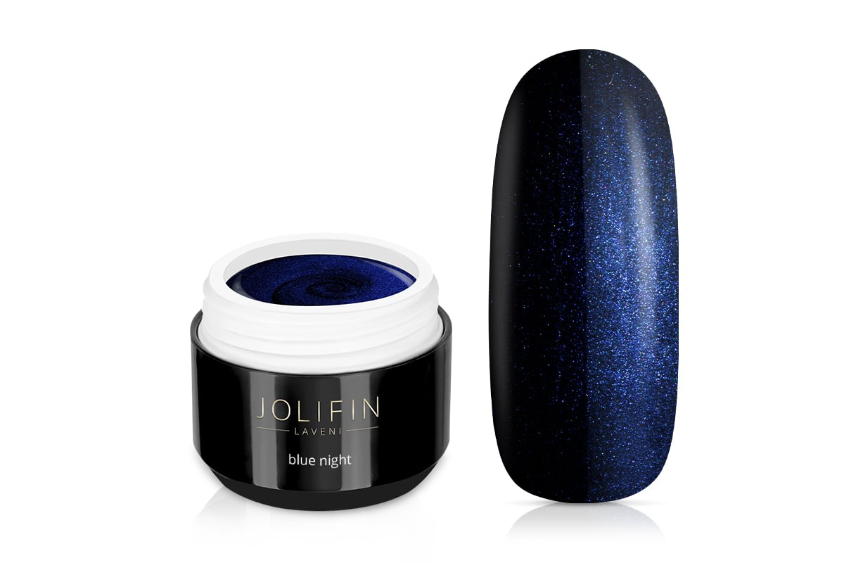 Jolifin LAVENI colour gel - blue night 5ml