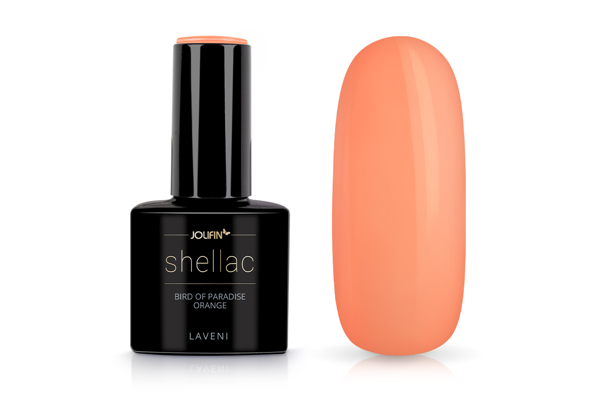 Jolifin LAVENI Shellac - bird of paradise orange 10ml