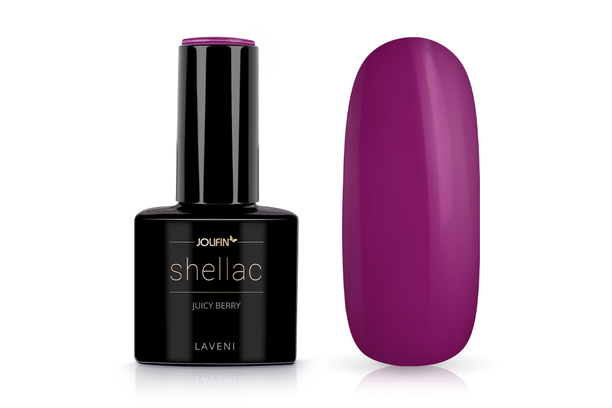 Jolifin LAVENI Shellac - juicy berry 10ml