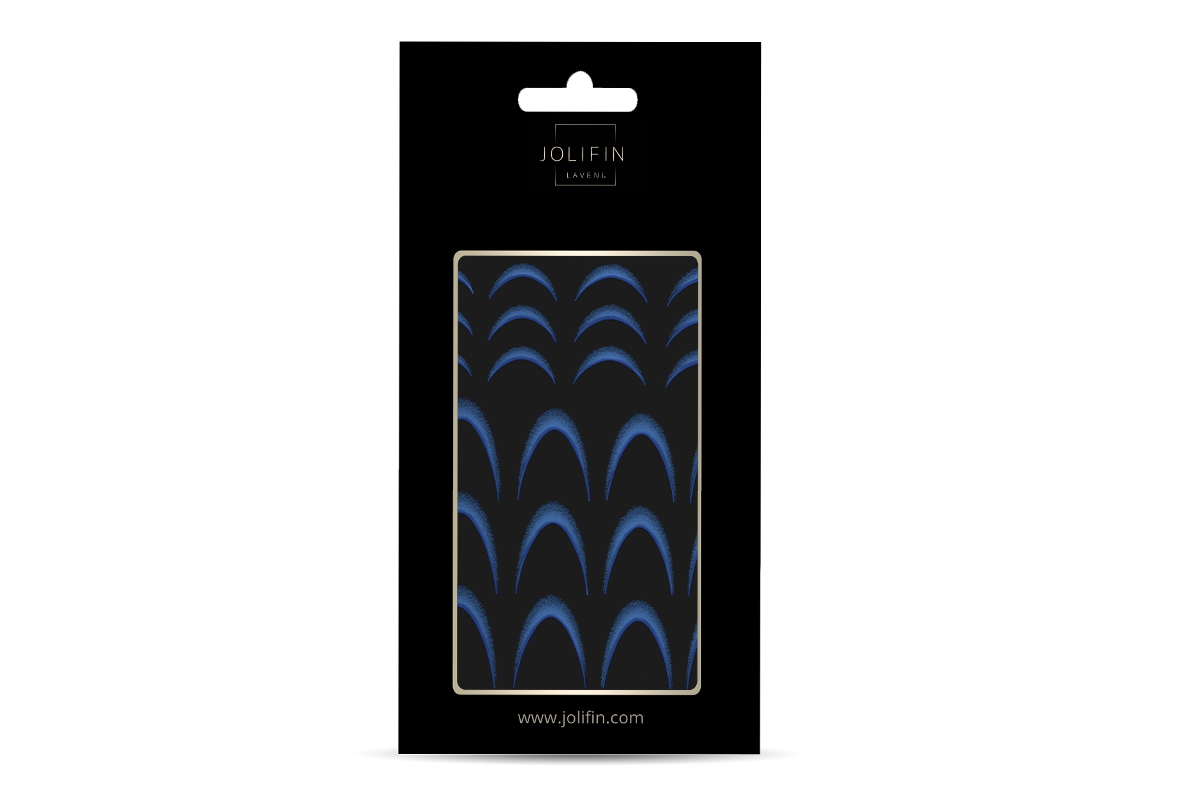 Jolifin LAVENI XL Stickers - Ombre French blue