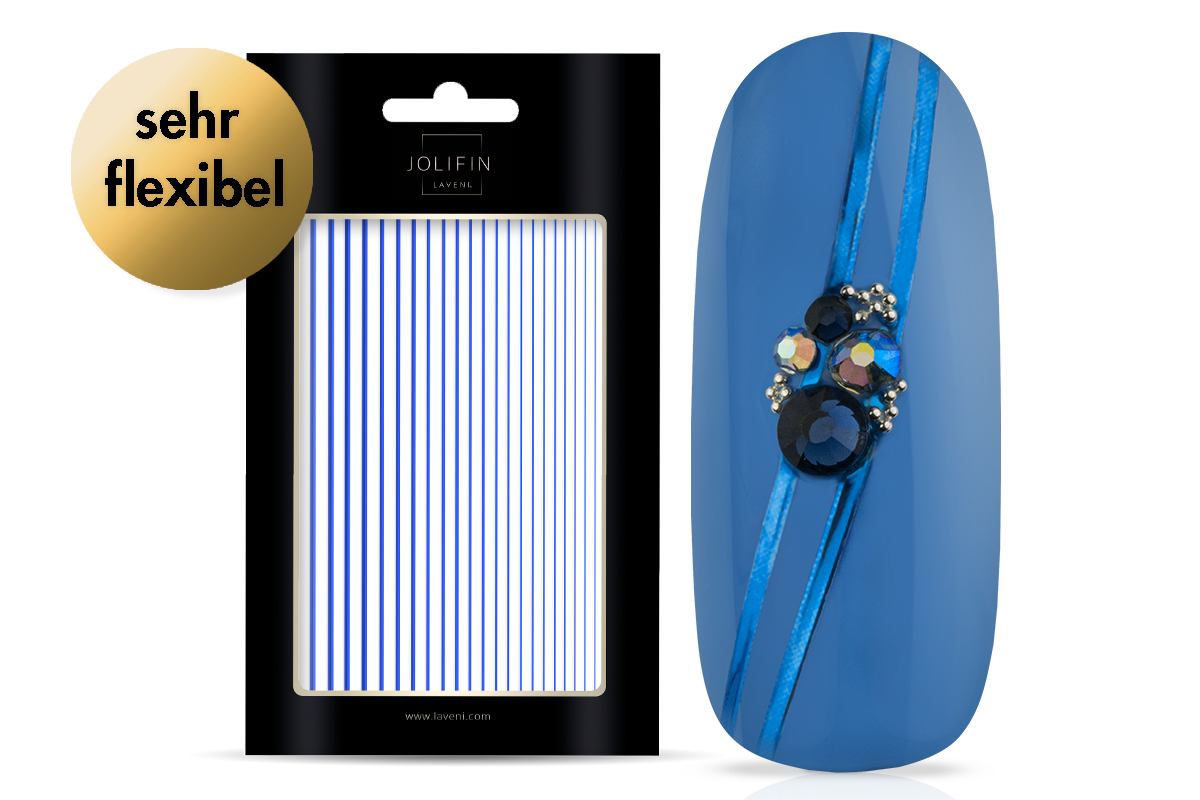 Jolifin LAVENI XL Sticker - Stripes blue