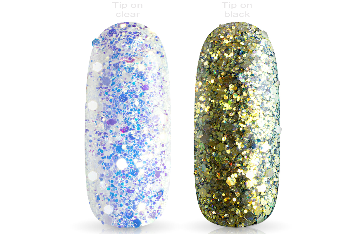 Jolifin LAVENI glitter powder - white dream