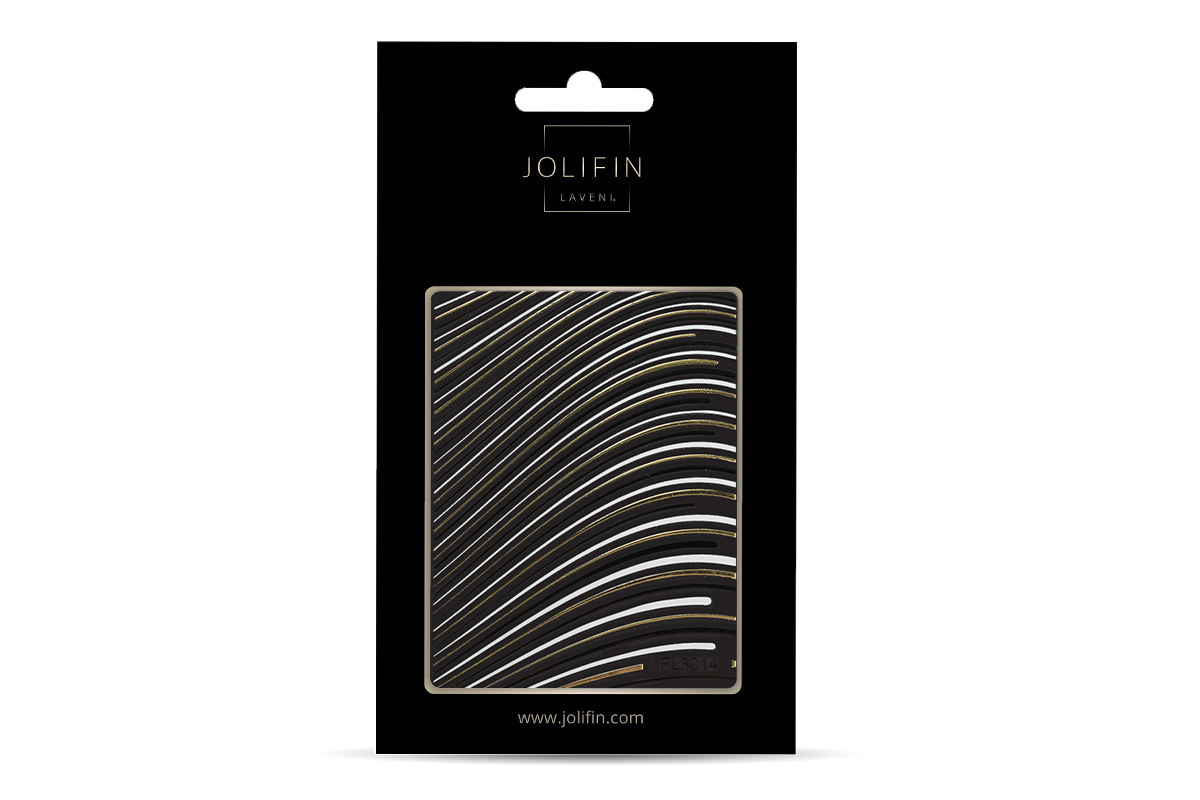 Jolifin LAVENI XL Sticker - black & white No. 14