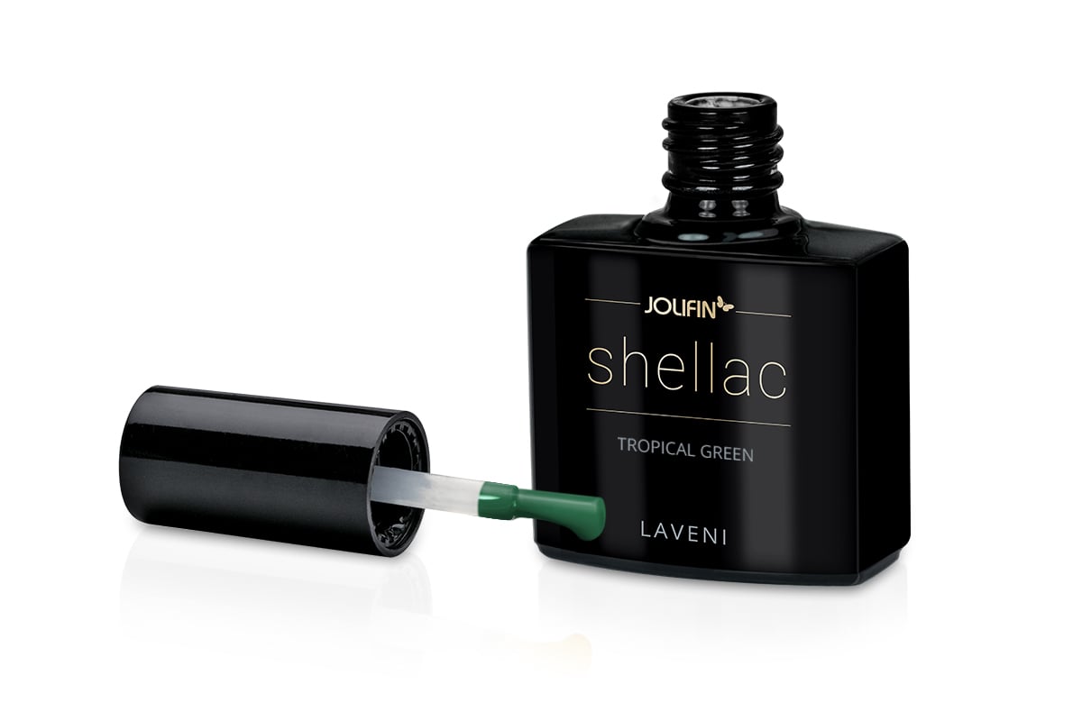 Jolifin LAVENI Shellac - tropical green 10ml