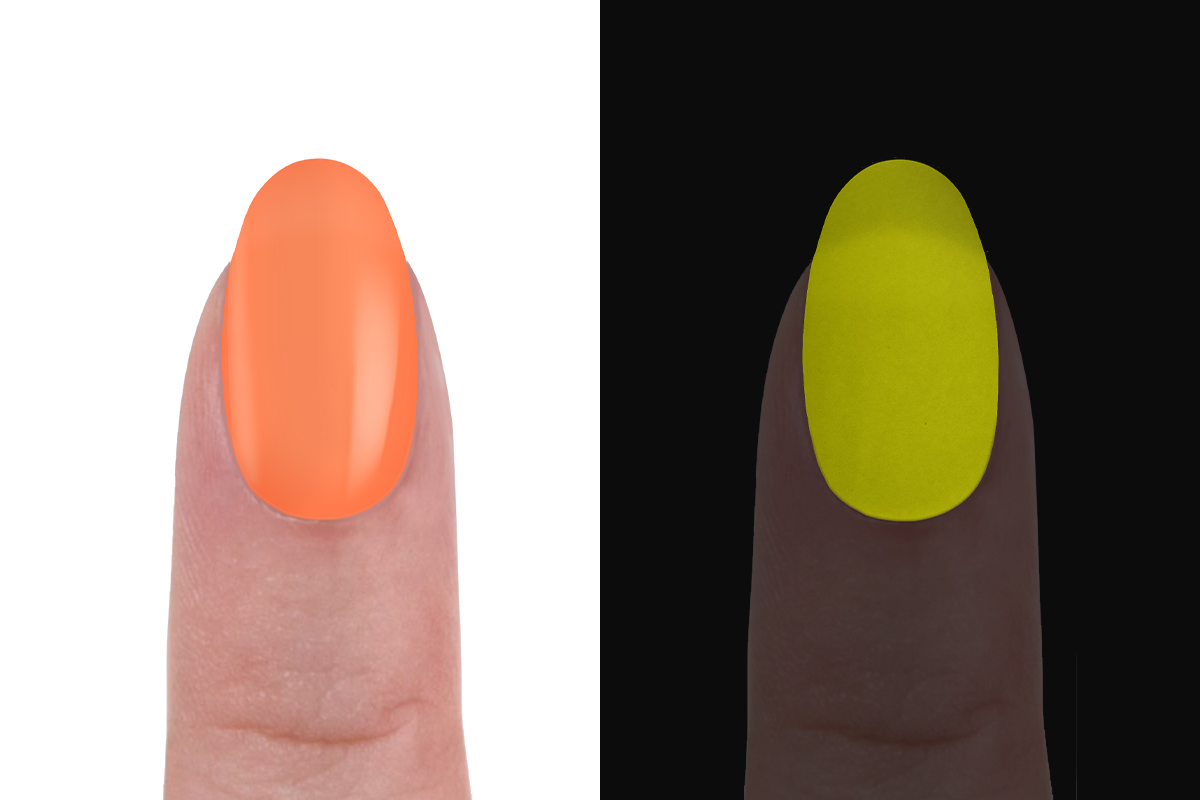 Jolifin LAVENI UV Gel Wraps - Nightshine juicy orange