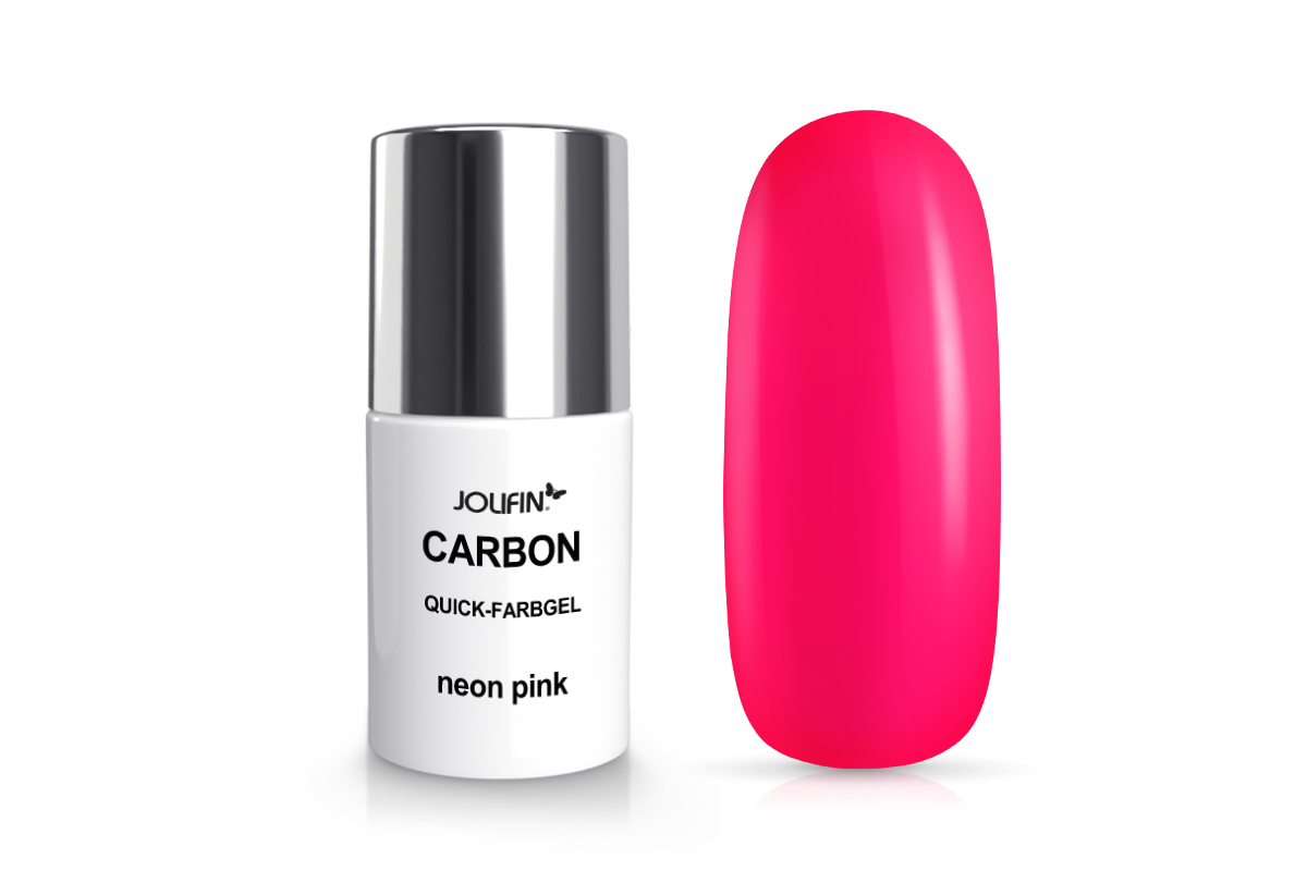 Jolifin Carbon Quick colour gel - neon pink 11ml