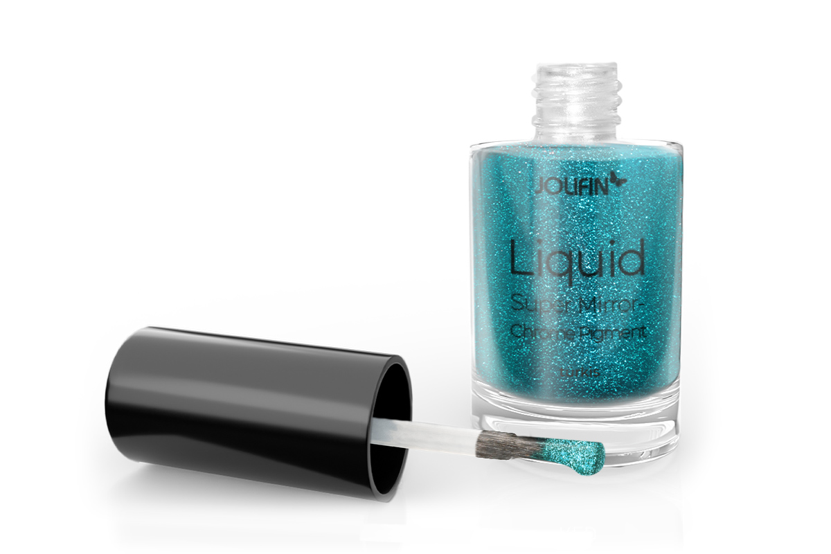 Jolifin Liquid Super Mirror-Chrome Pigment - turquoise 6ml