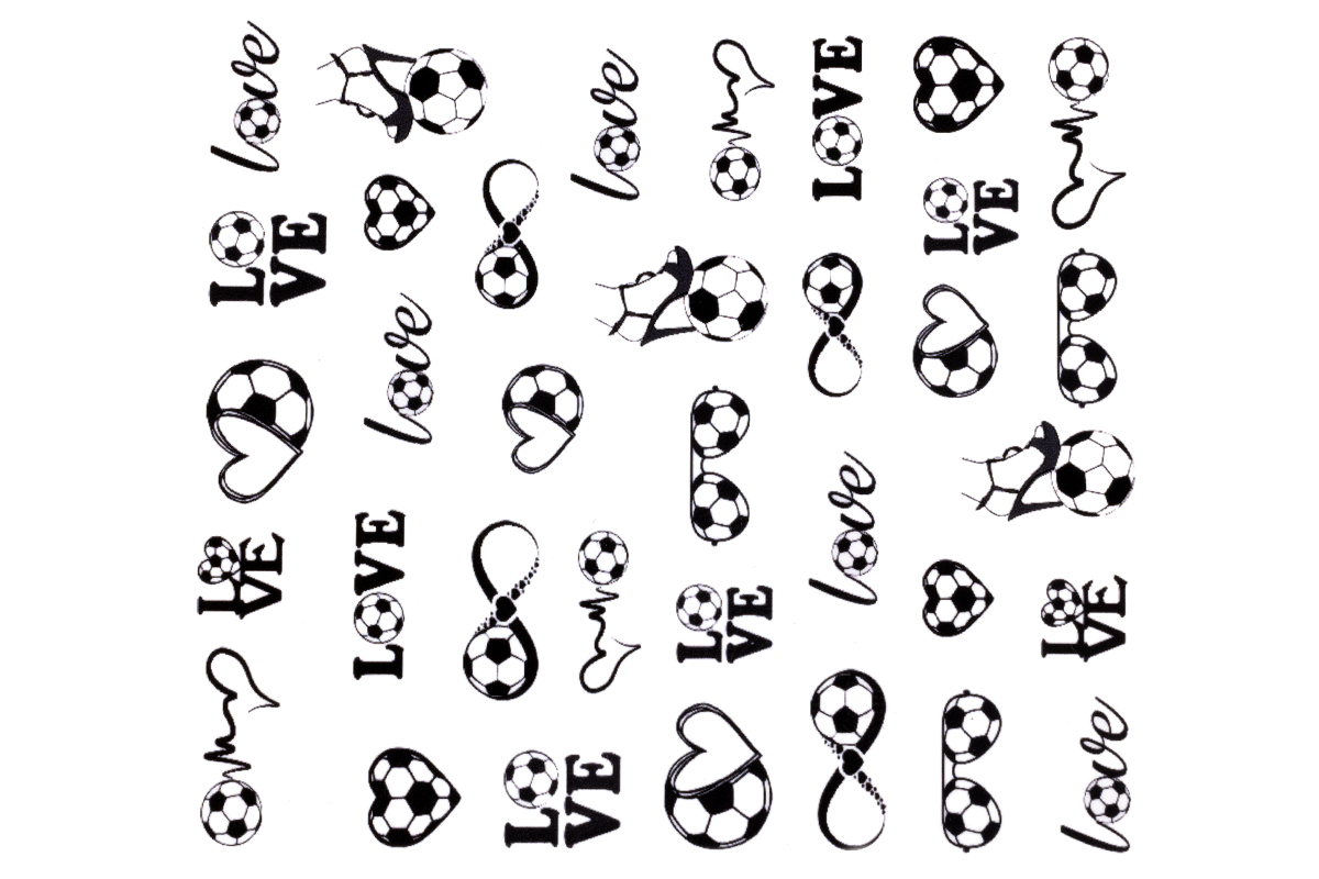 Jolfin Trend Tattoo - Football No. 2