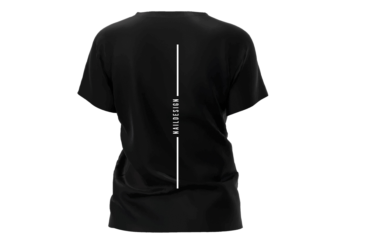 Jolifin T-Shirt V-Ausschnitt - schwarz Gr. M