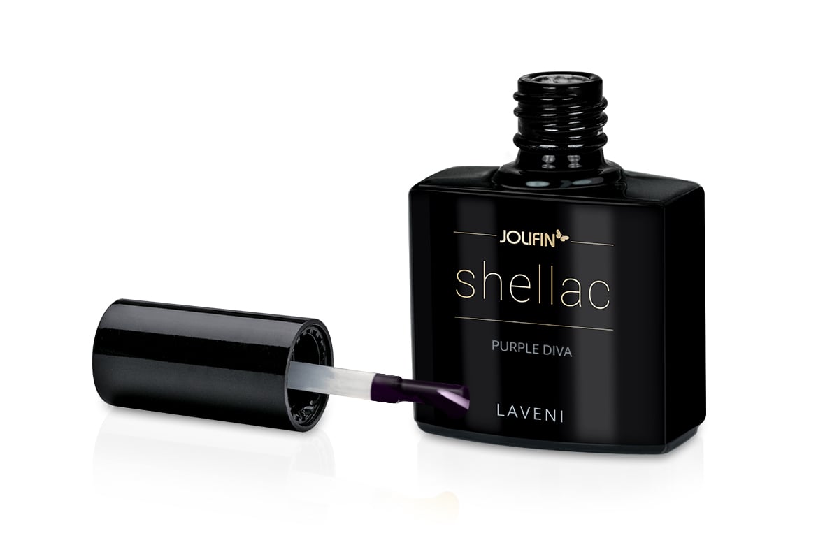 Jolifin LAVENI Shellac - purple diva 10ml