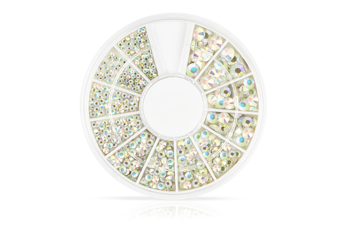 Jolifin Rhinestone Display - silver iridescent