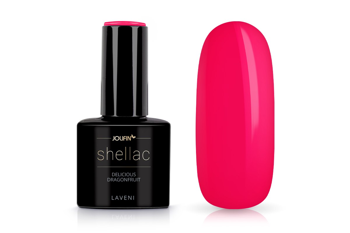 Jolifin LAVENI Shellac - delicious dragonfruit 10ml