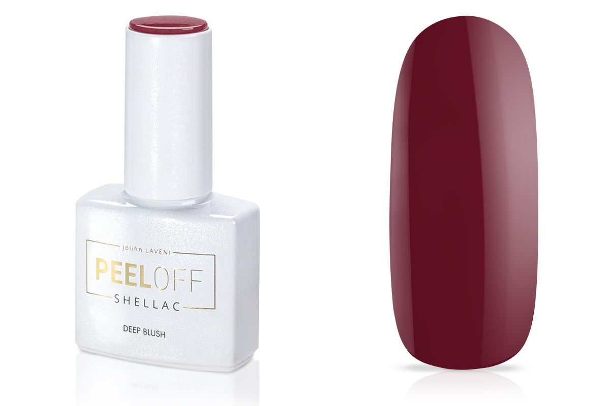 Jolifin LAVENI Shellac PeelOff - deep blush 10ml