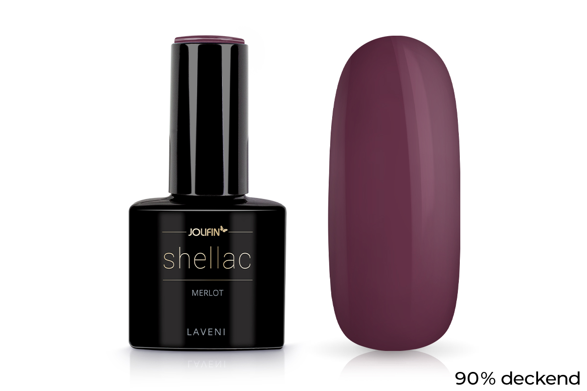 Jolifin LAVENI Shellac - merlot 10ml