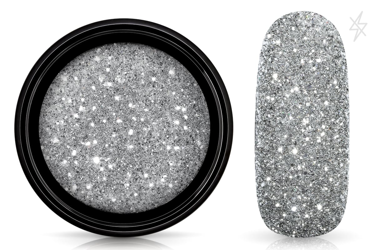 Jolifin LAVENI FlashOn glitter powder - bright silver