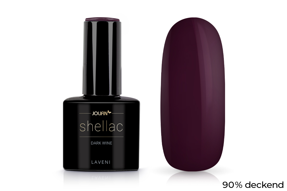 Jolifin LAVENI Shellac - dark wine 10ml