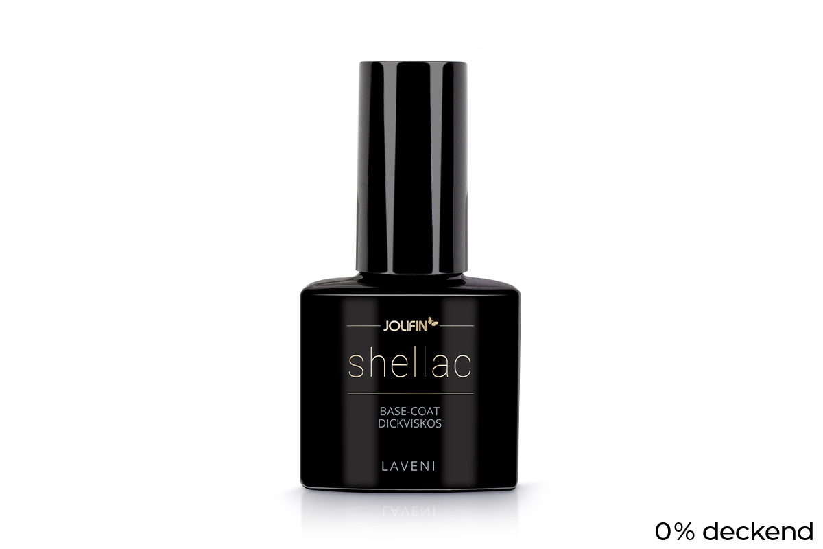 Jolifin LAVENI Shellac - Base-Coat dickviskos 10ml