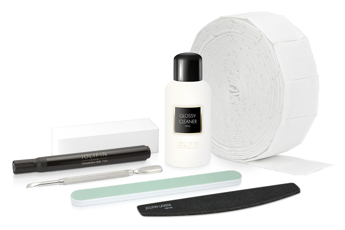 Jolifin LAVENI Shellac PeelOff Starter Set - M - Basic Device