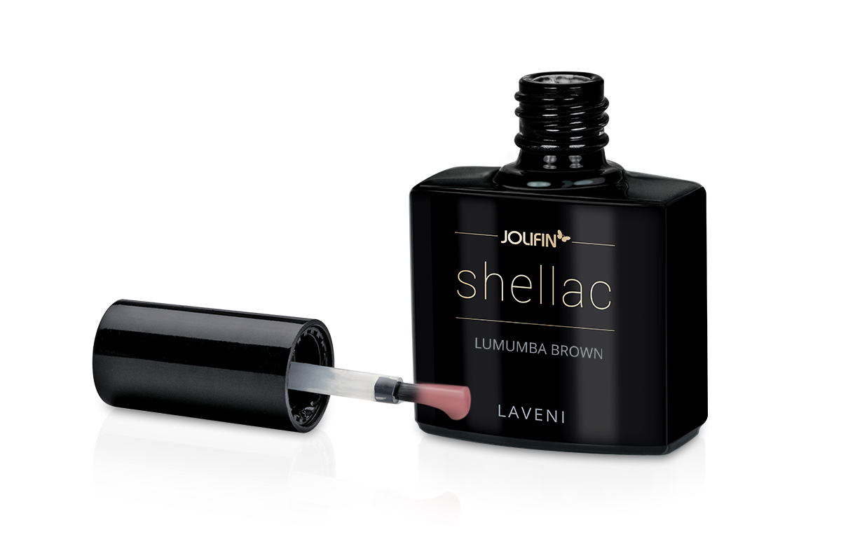 Jolifin LAVENI Shellac - lumumba brown 10ml