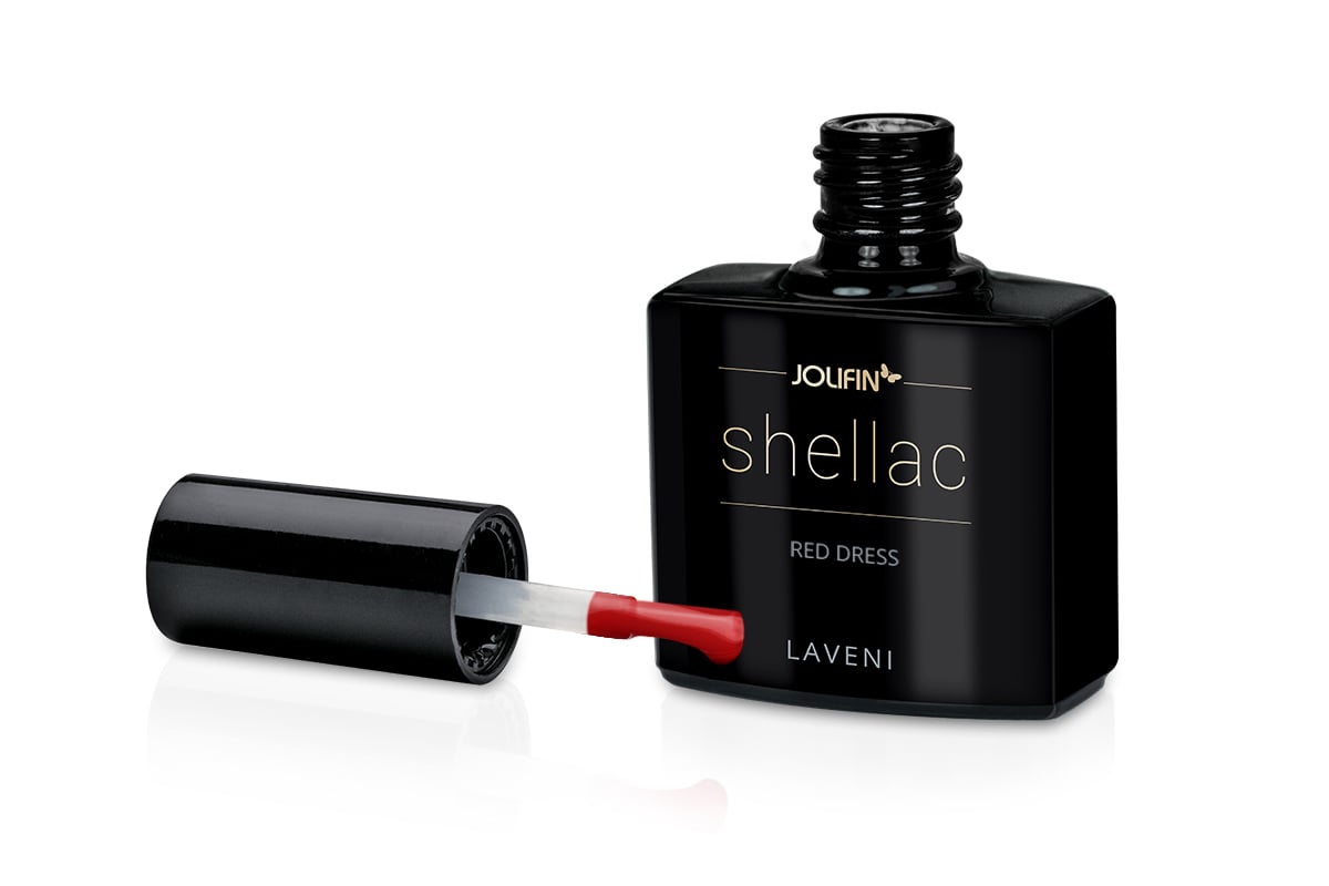 Jolifin LAVENI Shellac - red dress 10ml