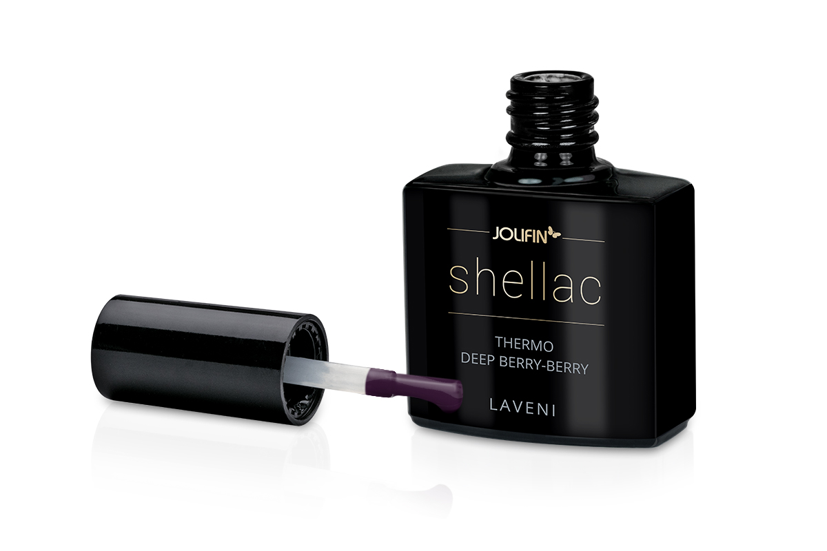 Jolifin LAVENI Shellac - Thermo deep berry-berry 10ml