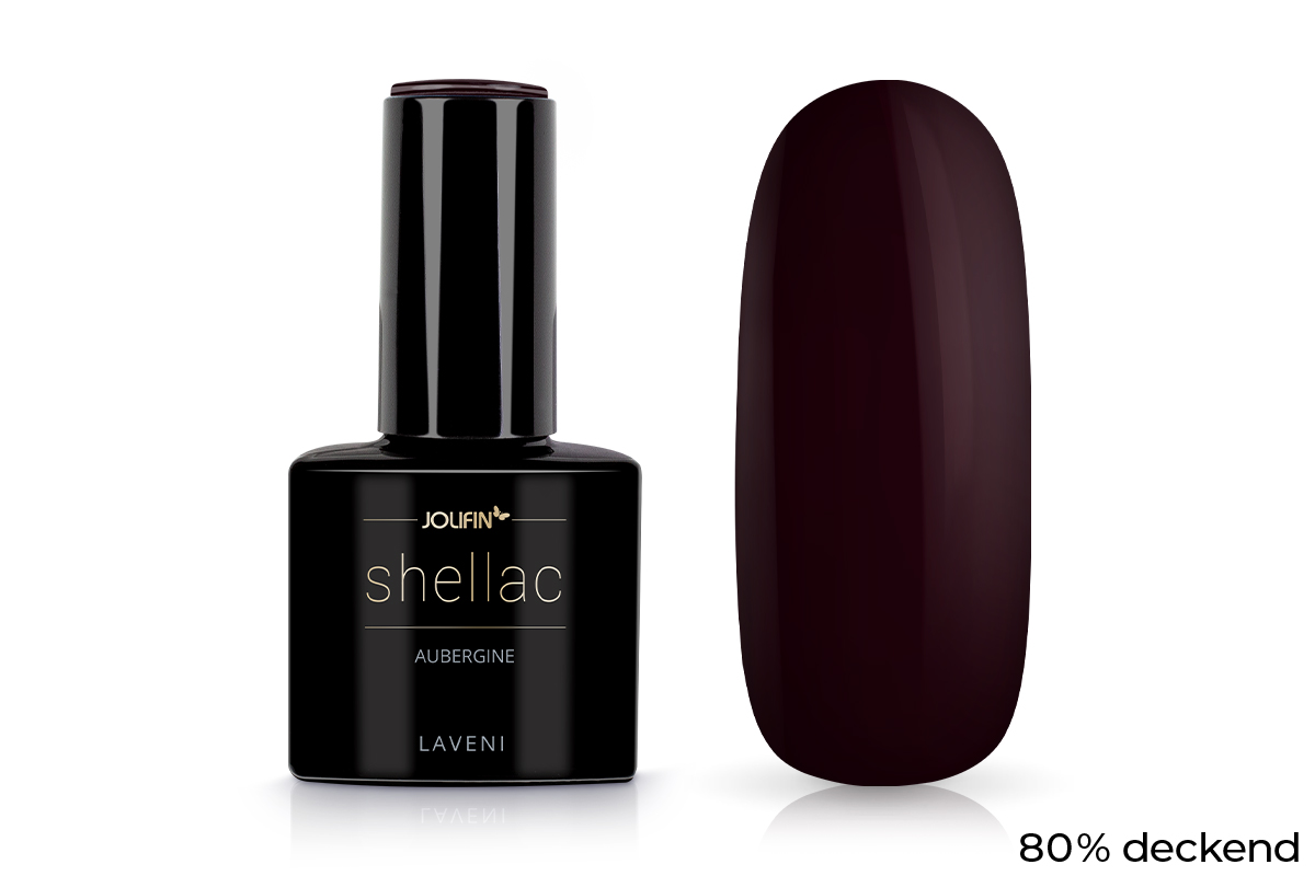 Jolifin LAVENI Shellac - aubergine 10ml