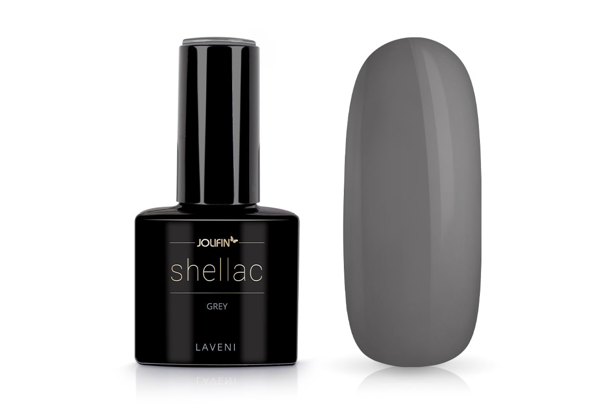 Jolifin LAVENI Shellac - grey 10ml