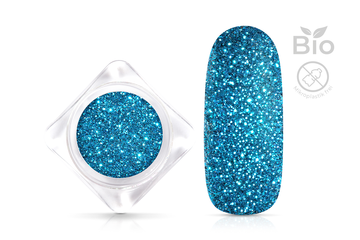 Jolifin organic glitter powder - blue laguna