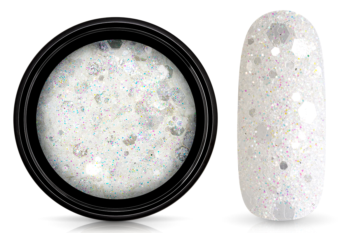 Jolifin LAVENI Crystal Glitter - white highlights