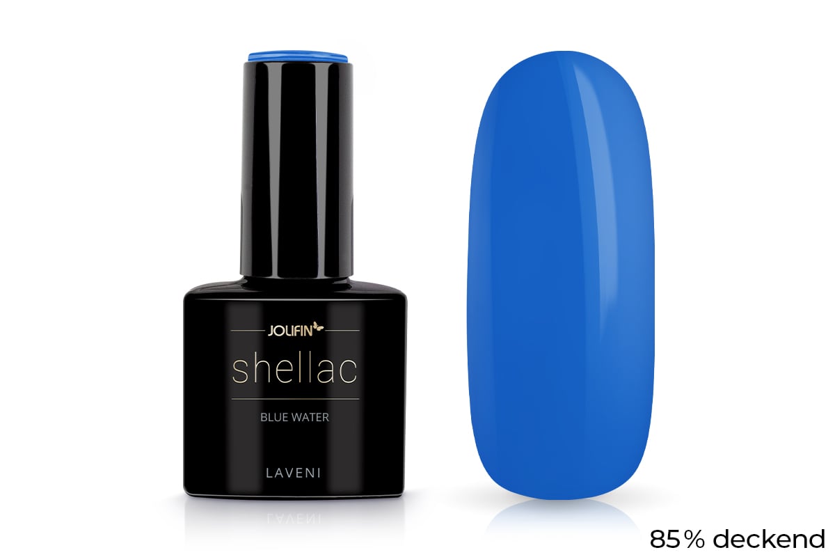 Jolifin LAVENI Shellac - blue water 10ml