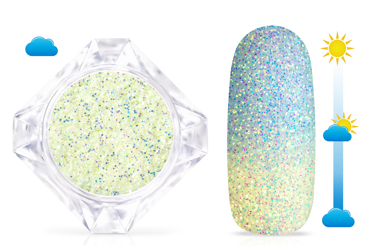 Jolifin LAVENI Solar Glitterpuder - yellow-sky