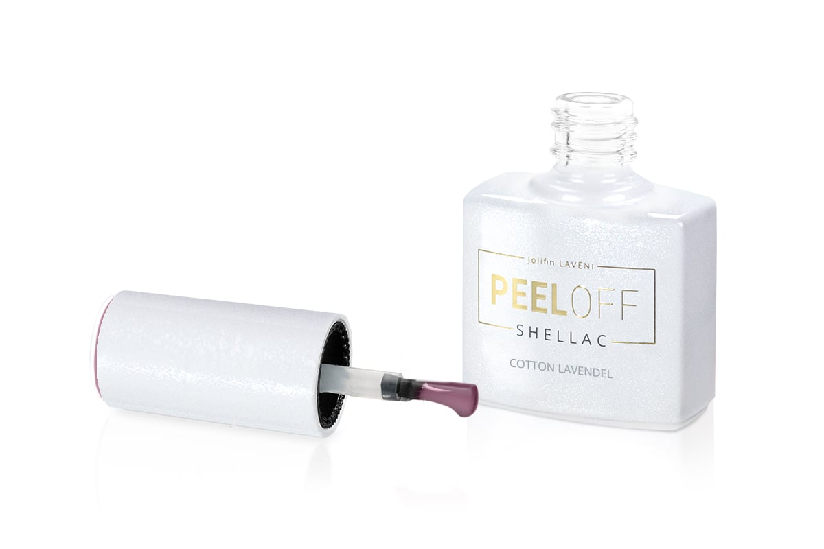 Jolifin LAVENI Shellac PeelOff - cotton lavendel 10ml